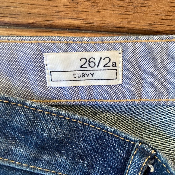 Gap Jeans Women's sz 26/2  Curvy Bootcut Medium Wash Low Rise Stretch - Picture 6 of 10